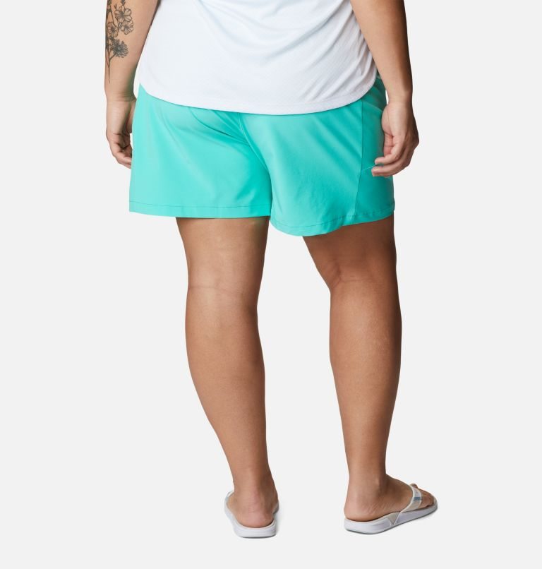 Pantaloni Scurti Columbia PFG Tidal II Dama Turcoaz | Plus Size HO1QA7890